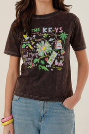 T - SHIRT FLORIDA CARBONE XS - ONE TEE