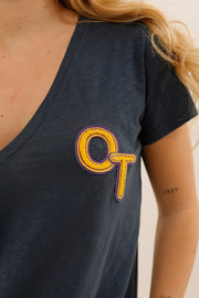 T - SHIRT GABY NAVY XS - ONE TEE