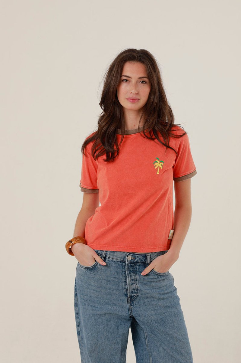 T - SHIRT HALINA RED XS - ONE TEE