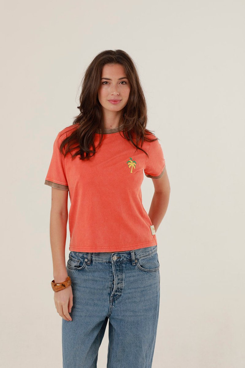 T - SHIRT HALINA RED XS - ONE TEE