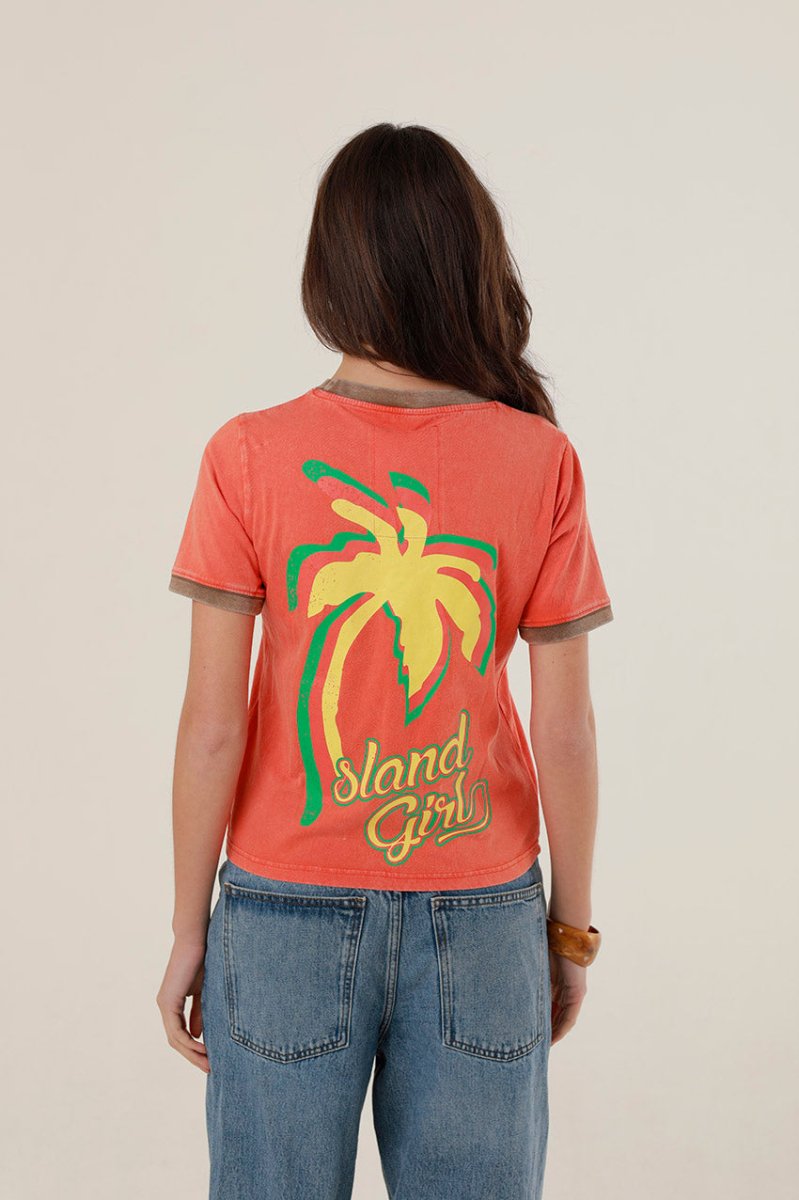 T - SHIRT HALINA RED XS - ONE TEE