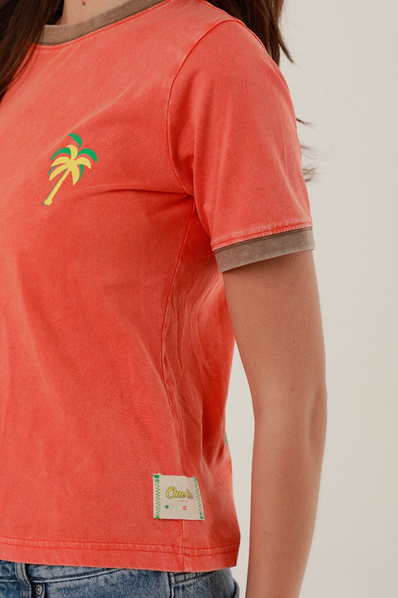 T - SHIRT HALINA RED XS - ONE TEE