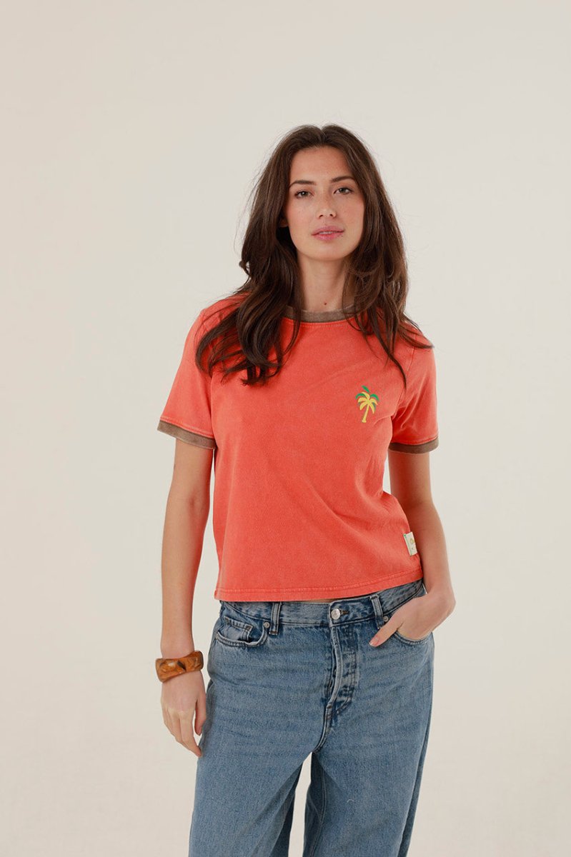 T - SHIRT HALINA RED XS - ONE TEE