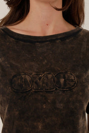 T - SHIRT HARPER CARBONE XS - ONE TEE