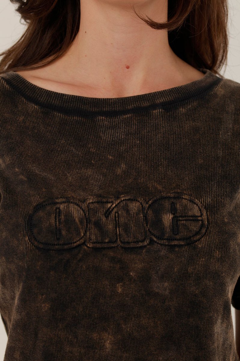 T - SHIRT HARPER CARBONE XS - ONE TEE