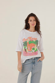 T - SHIRT HAYLIE WHITE XS - ONE TEE