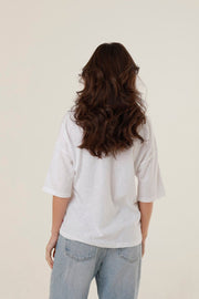 T - SHIRT HAYLIE WHITE XS - ONE TEE