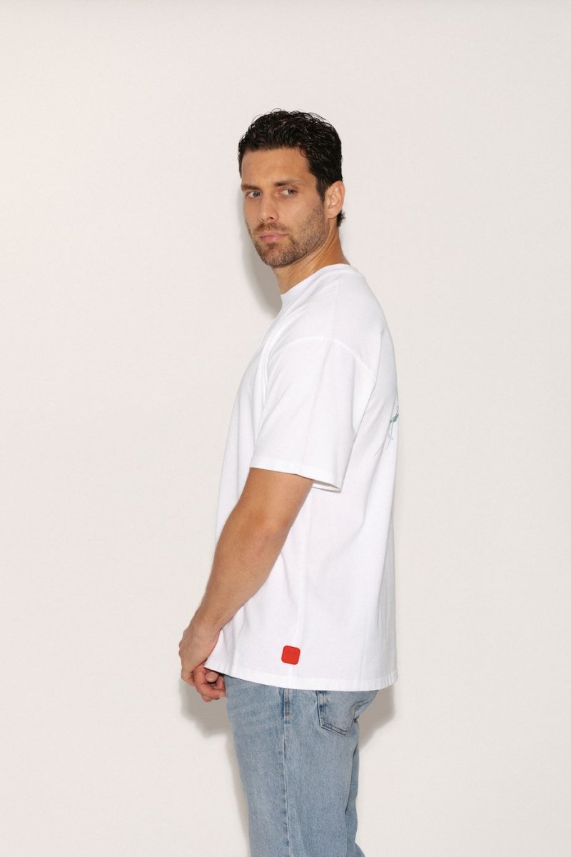 T - SHIRT HECTOR WHITE S - ONE TEE