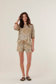 T - SHIRT HENRY KAKI XS - ONE TEE
