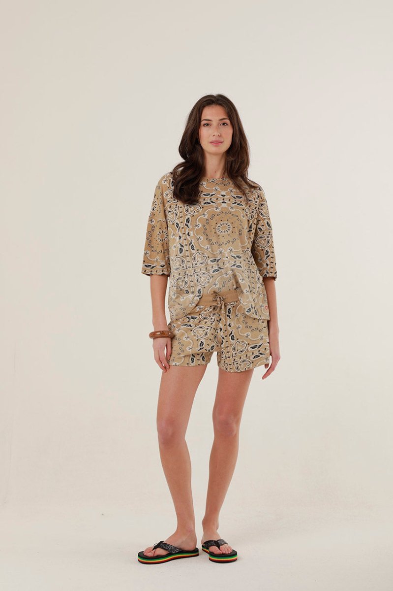 T - SHIRT HENRY KAKI XS - ONE TEE