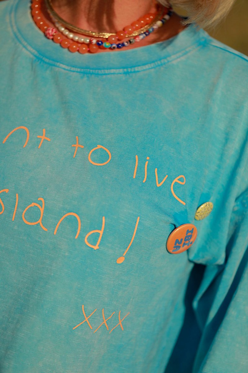 T - SHIRT ILDA BLUE XS - ONE TEE