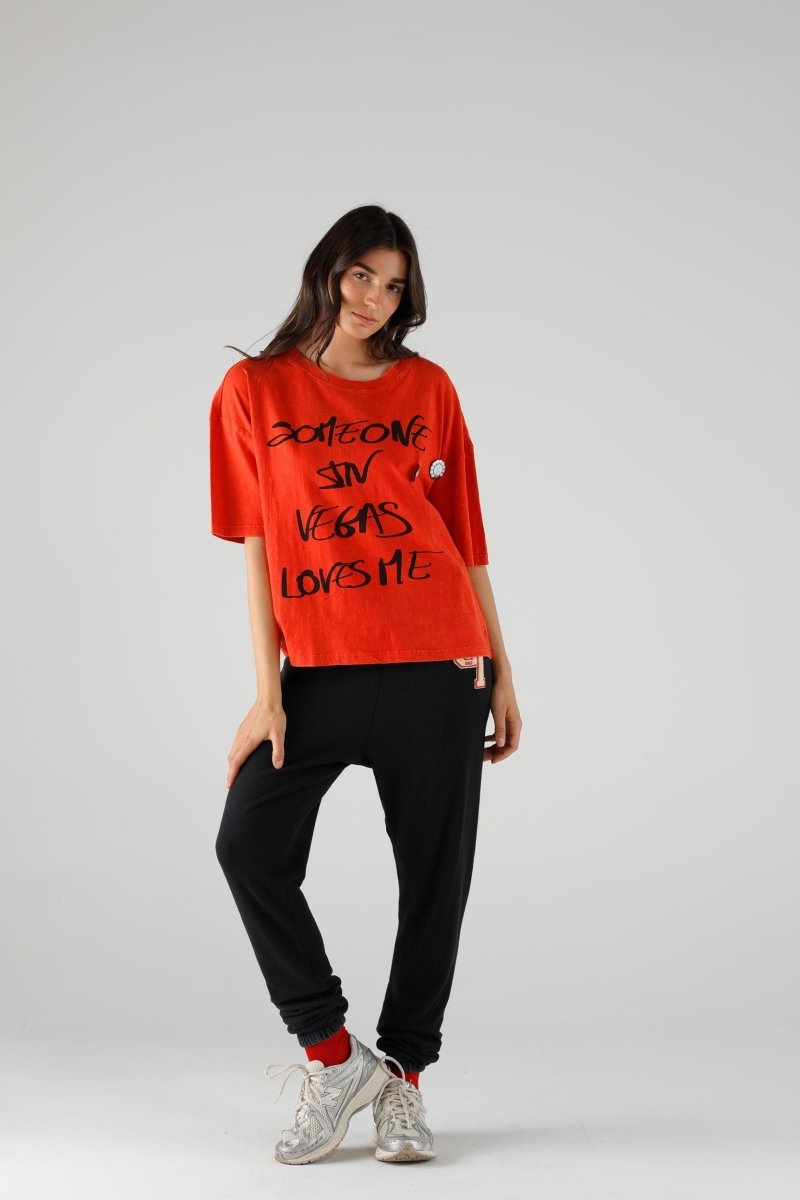 T-SHIRT ILDA CRIMSON XS CRIMSON - ONE TEE