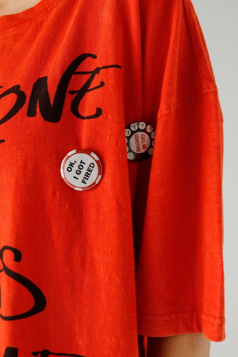 T-SHIRT ILDA CRIMSON XS CRIMSON - ONE TEE