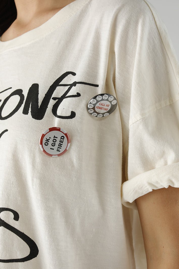 T-SHIRT ILDA IVORY XS IVORY - ONE TEE