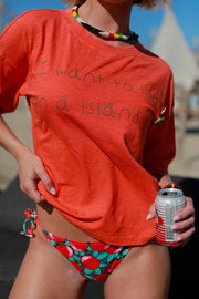 T - SHIRT ILDA RED XS - ONE TEE