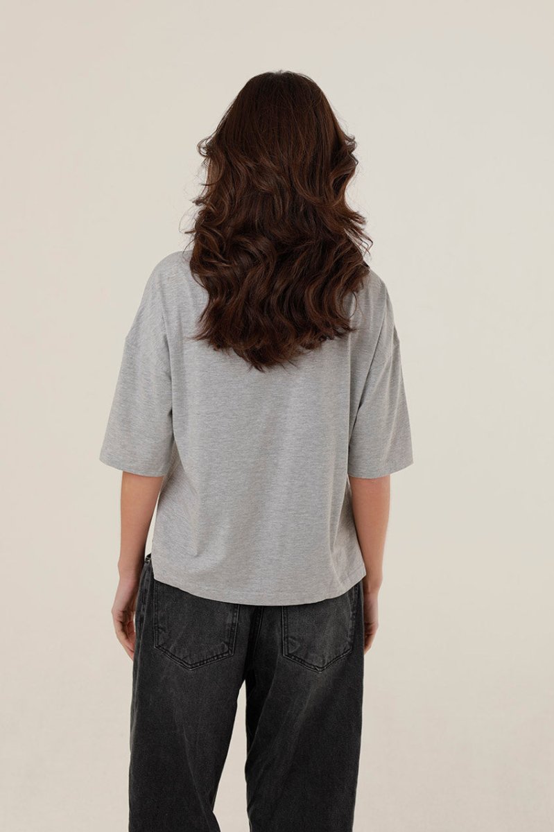 T - SHIRT ISAAC GREY XS - ONE TEE