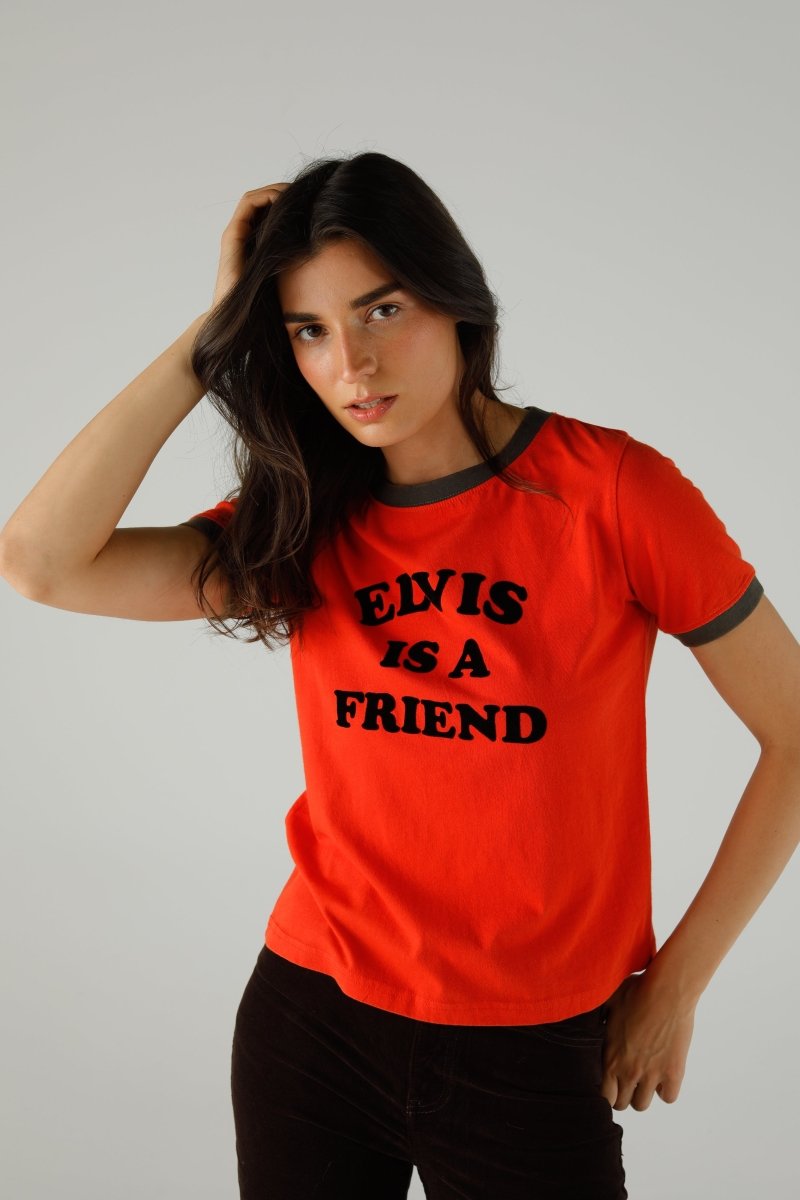T-SHIRT JANE CRIMSON XS CRIMSON - ONE TEE