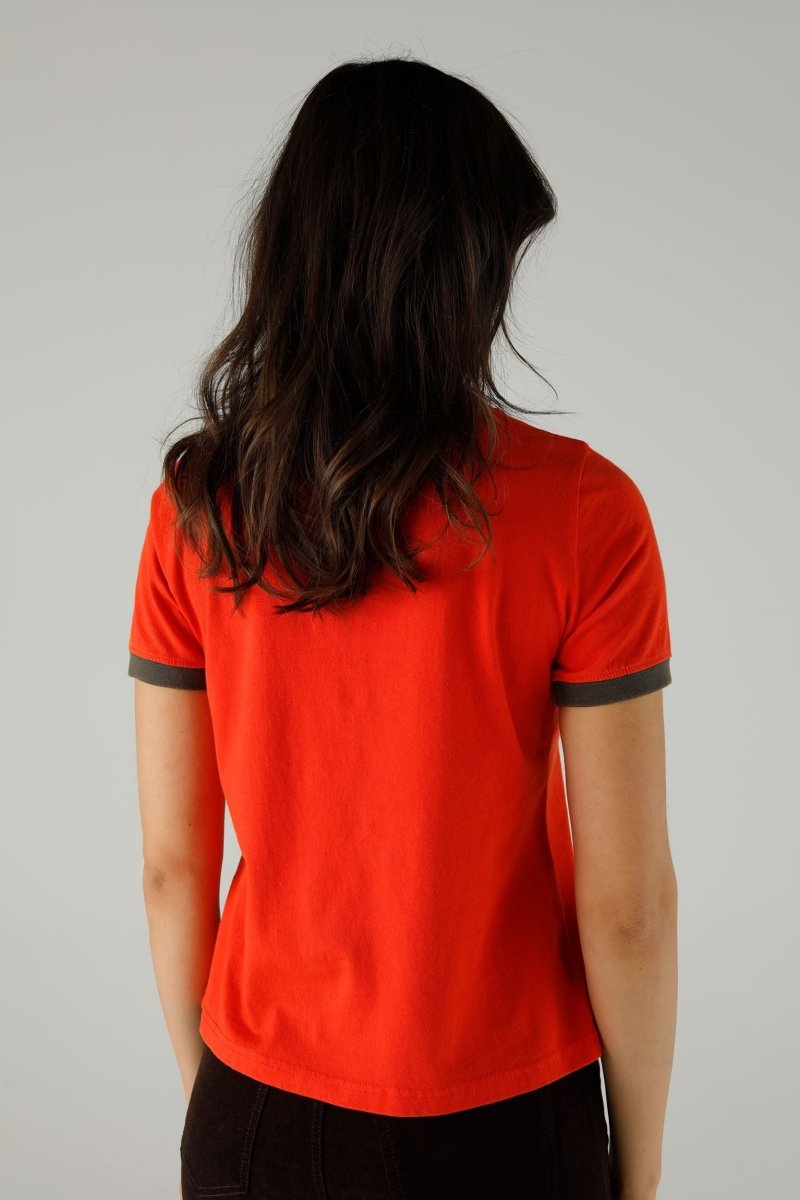 T-SHIRT JANE CRIMSON XS CRIMSON - ONE TEE
