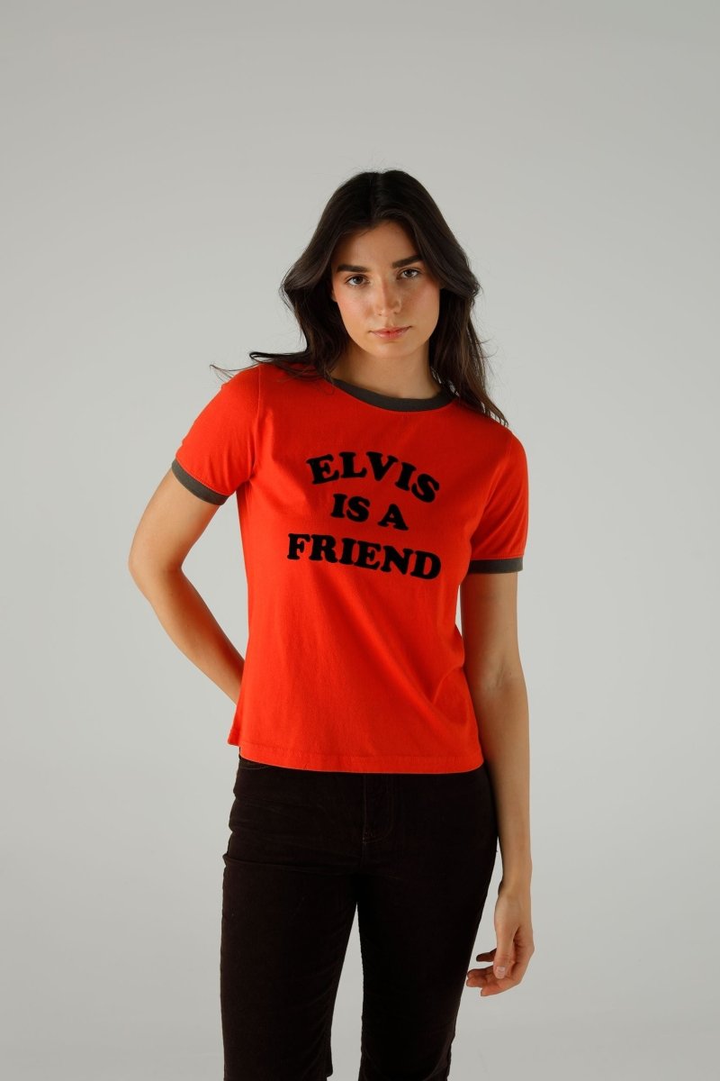T-SHIRT JANE CRIMSON XS CRIMSON - ONE TEE