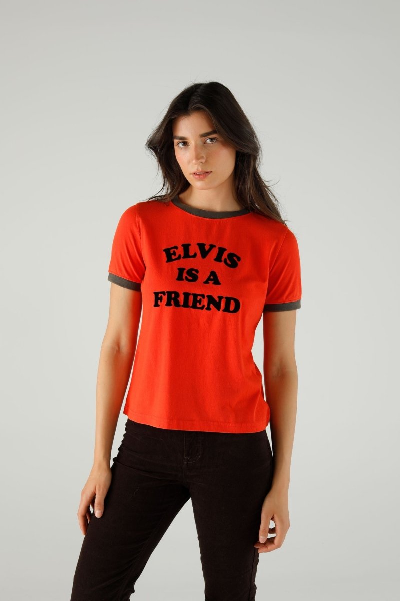 T-SHIRT JANE CRIMSON XS CRIMSON - ONE TEE