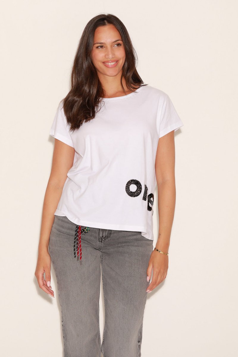 T - SHIRT JOE WHITE XS - ONE TEE