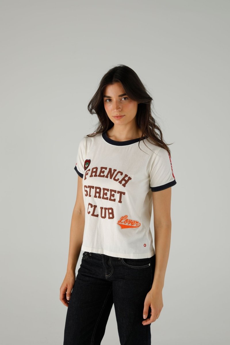 T-SHIRT LOIS IVORY XS IVORY - ONE TEE