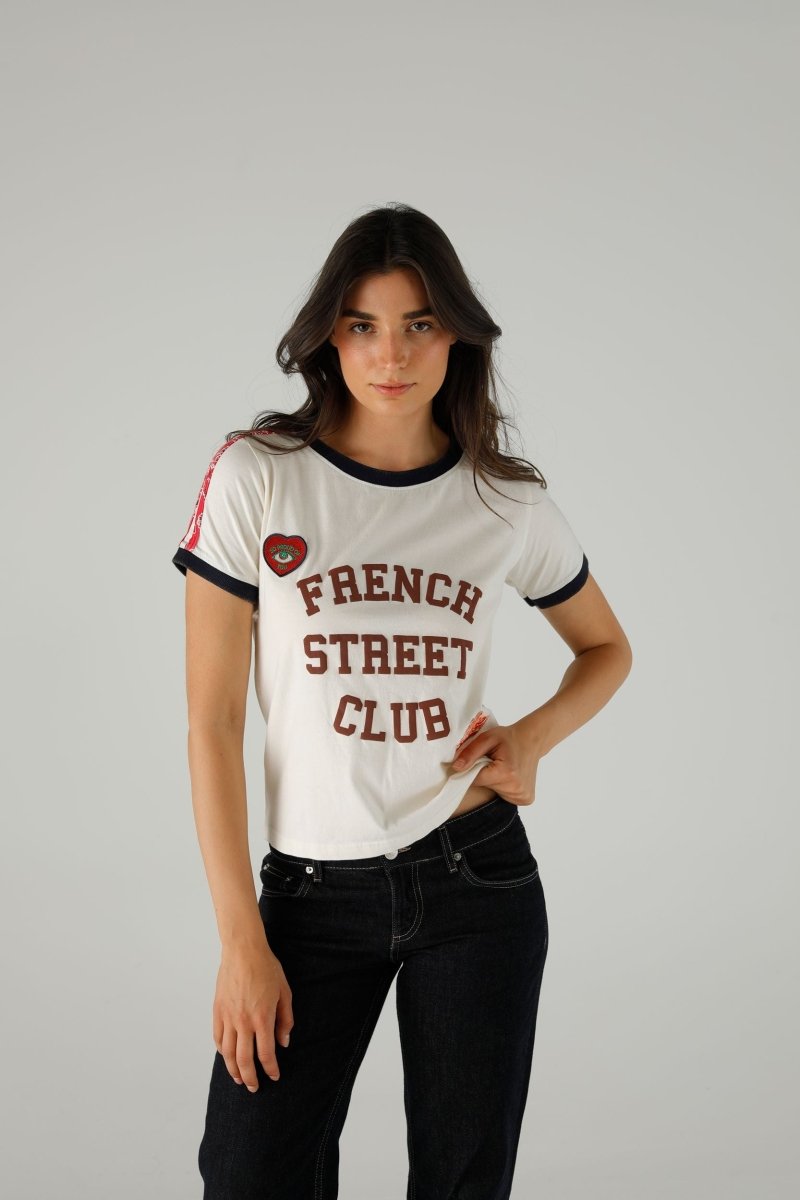 T-SHIRT LOIS IVORY XS IVORY - ONE TEE