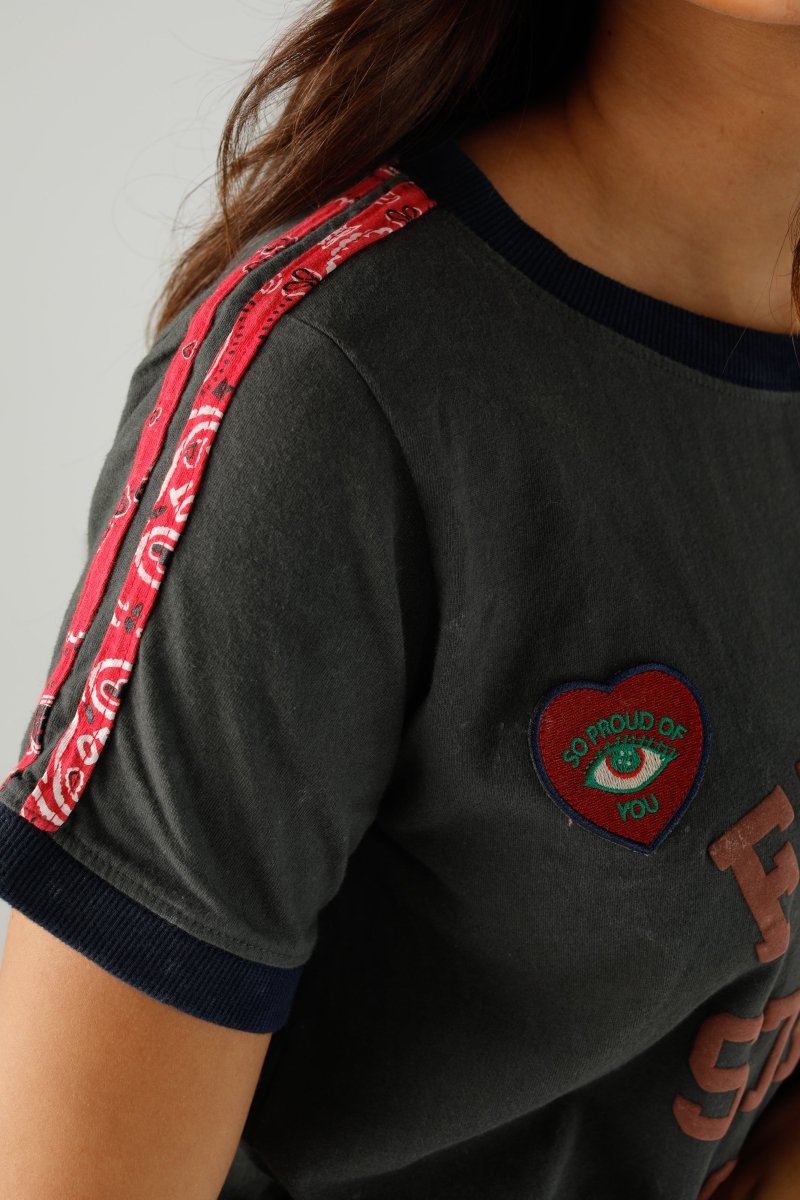 T-SHIRT LOIS SLATE XS SLATE - ONE TEE