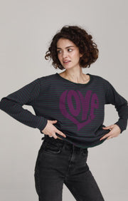 T - SHIRT MANCHES LONGUES JOEY GREEN XS - ONE TEE