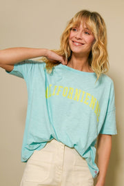 T - SHIRT MARGARETH AQUA XS - ONE TEE