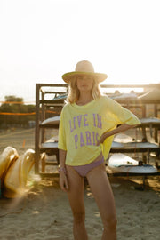 T - SHIRT MARGARETH YELLOW XS - ONE TEE