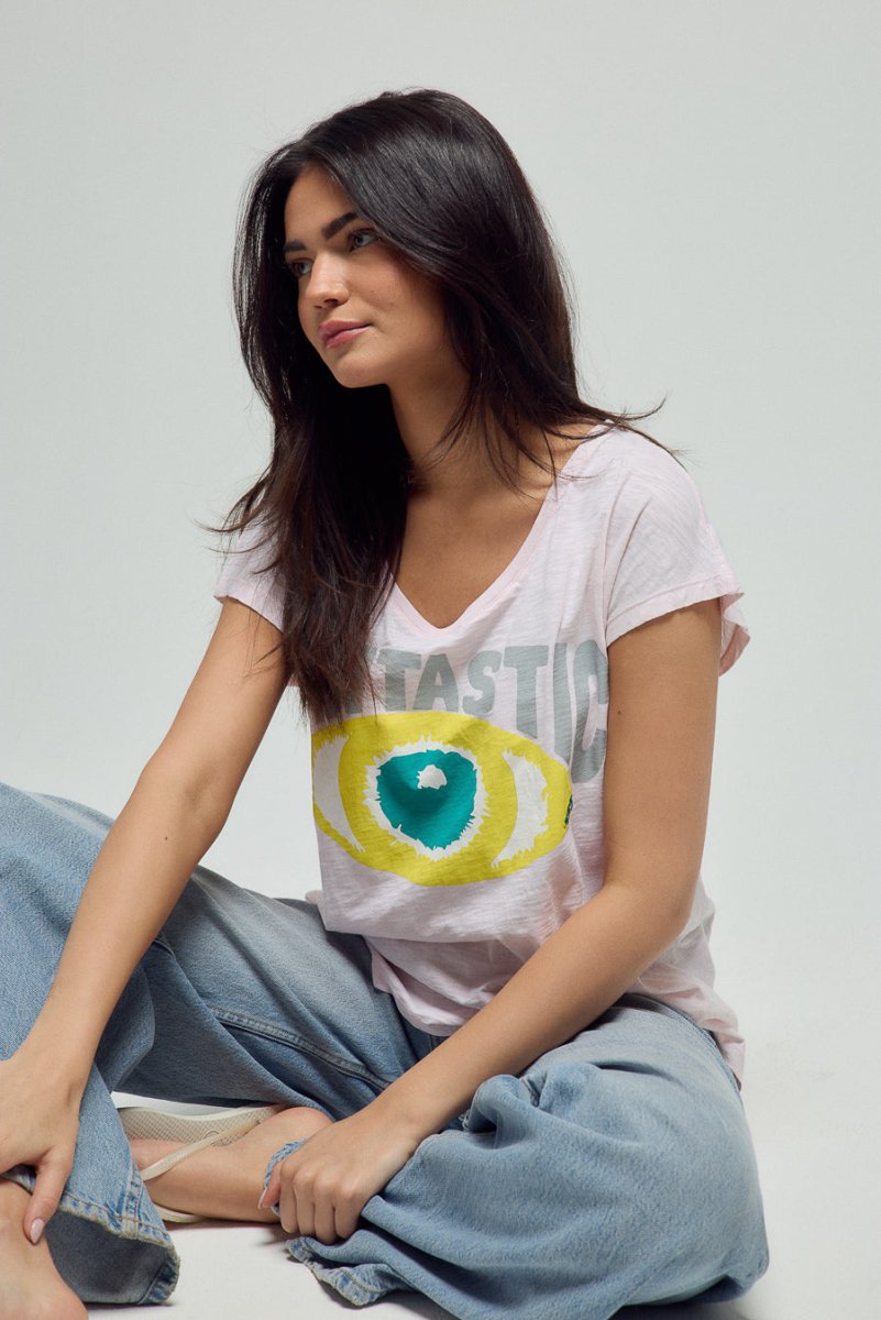 T - SHIRT MAZAL PINK XS - ONE TEE