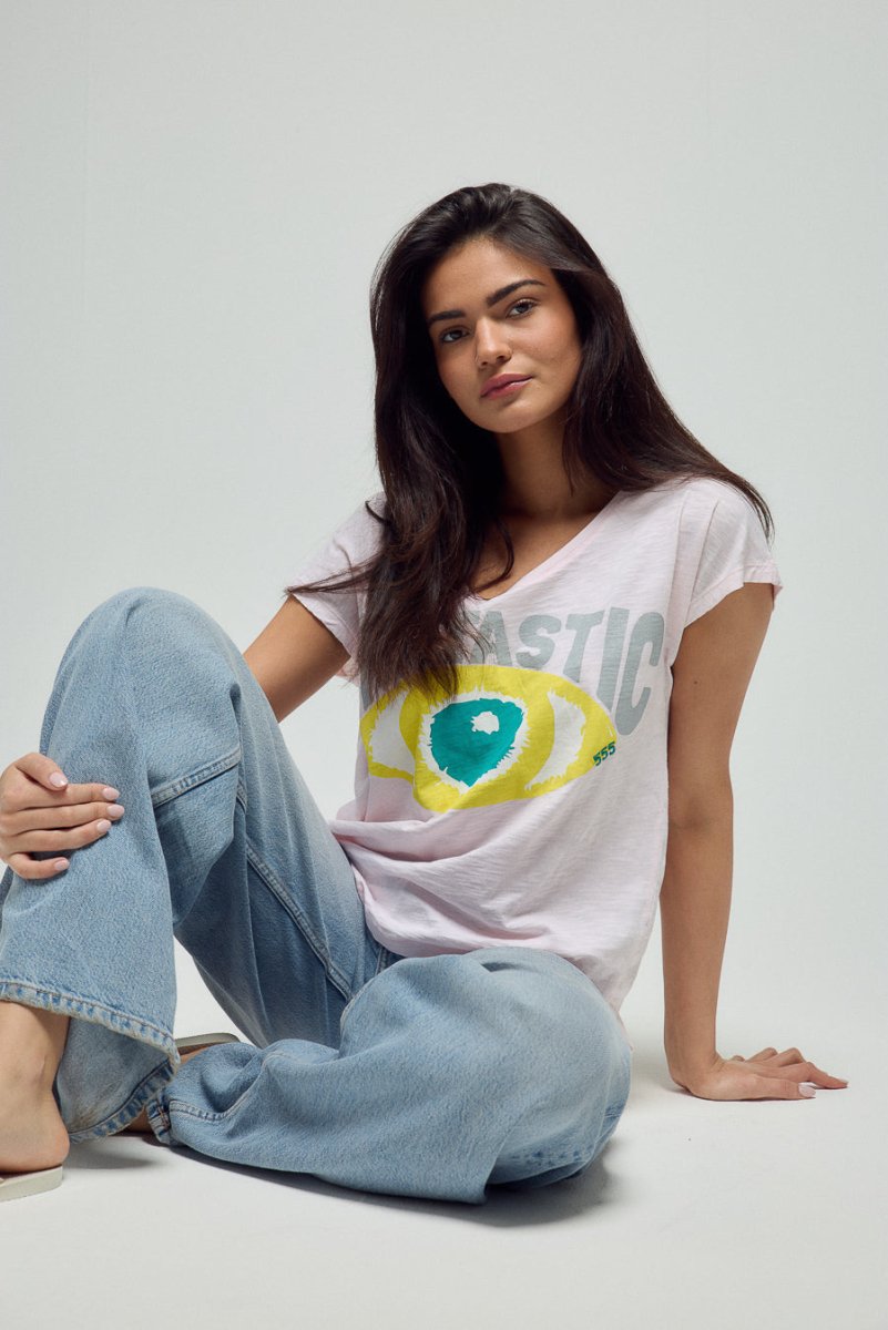 T - SHIRT MAZAL PINK XS - ONE TEE
