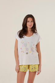 T - SHIRT MOLLY WHITE XS - ONE TEE