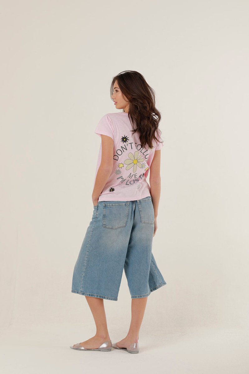 T - SHIRT MONICA LIGHT PINK XS - ONE TEE