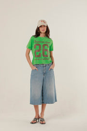 T - SHIRT NOA GREEN XS - ONE TEE