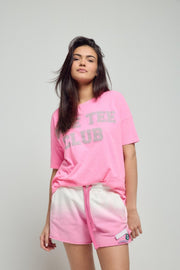 T - SHIRT ONE TEE CLUB PINK FLUO XS - ONE TEE