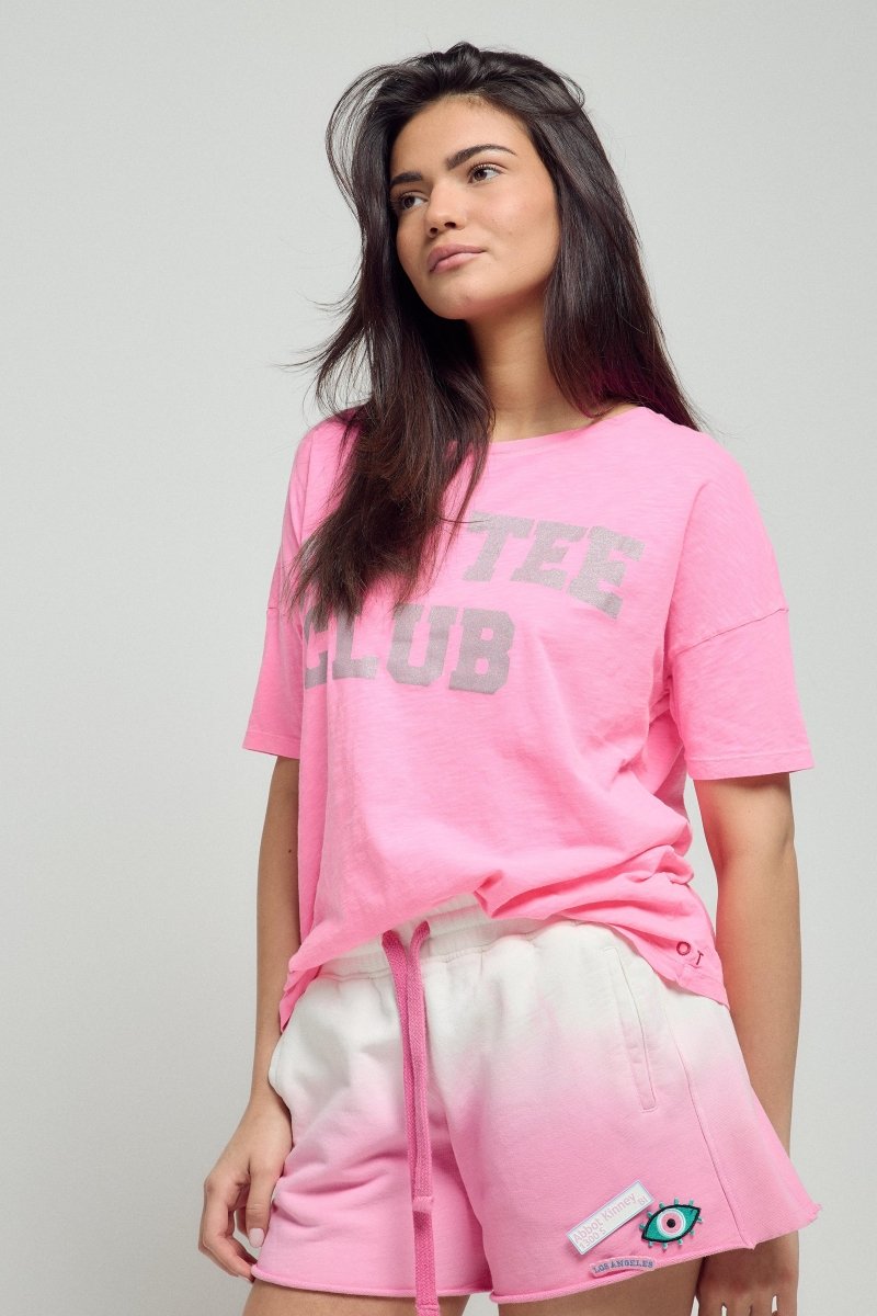 T - SHIRT ONE TEE CLUB PINK FLUO XS - ONE TEE