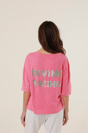 T - SHIRT PAULA PINK XS - ONE TEE