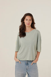 T - SHIRT PAULA STONE BLUE XS - ONE TEE