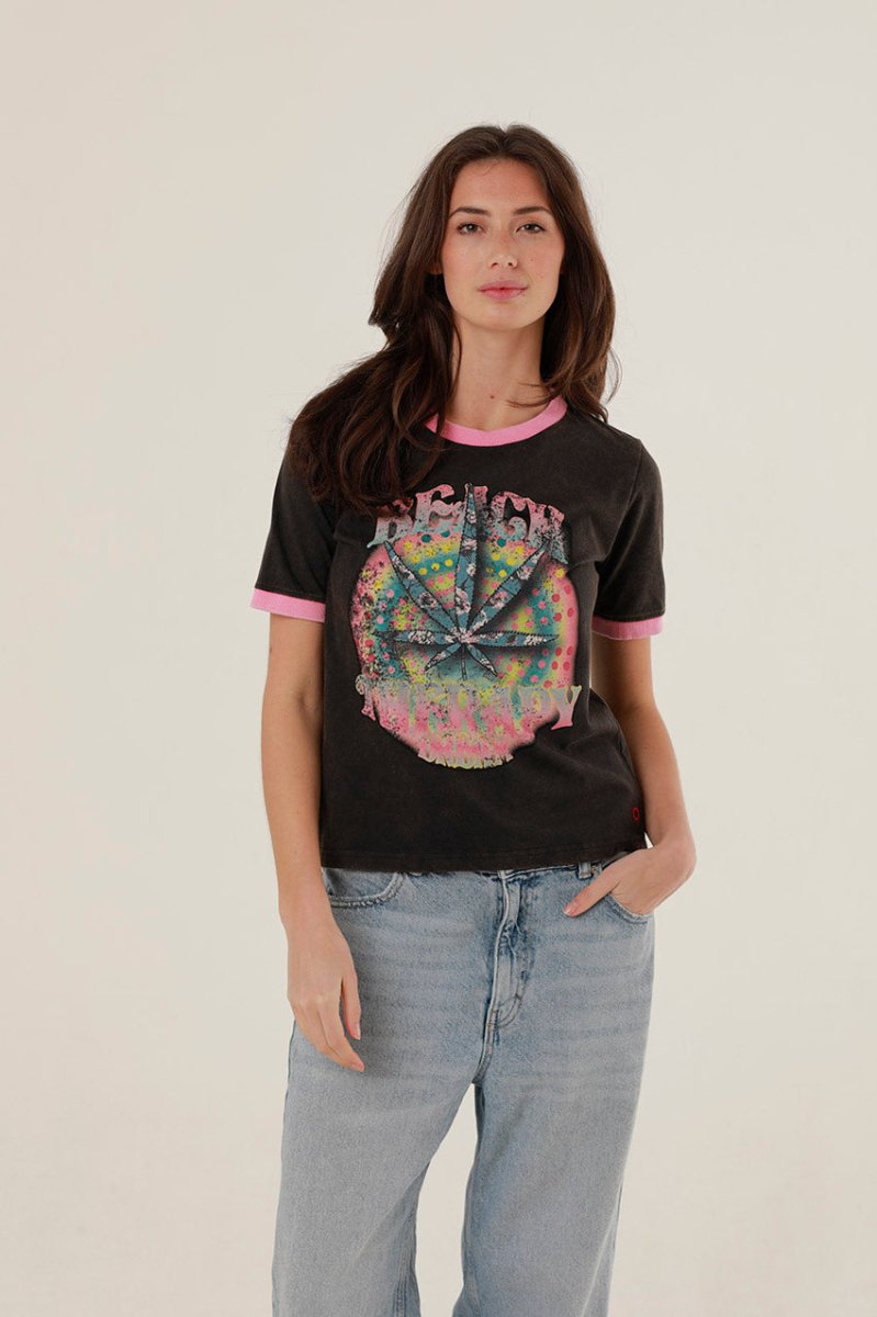 T - SHIRT PEARL CARBONE XS - ONE TEE