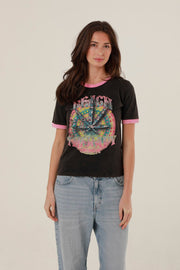 T - SHIRT PEARL CARBONE XS - ONE TEE