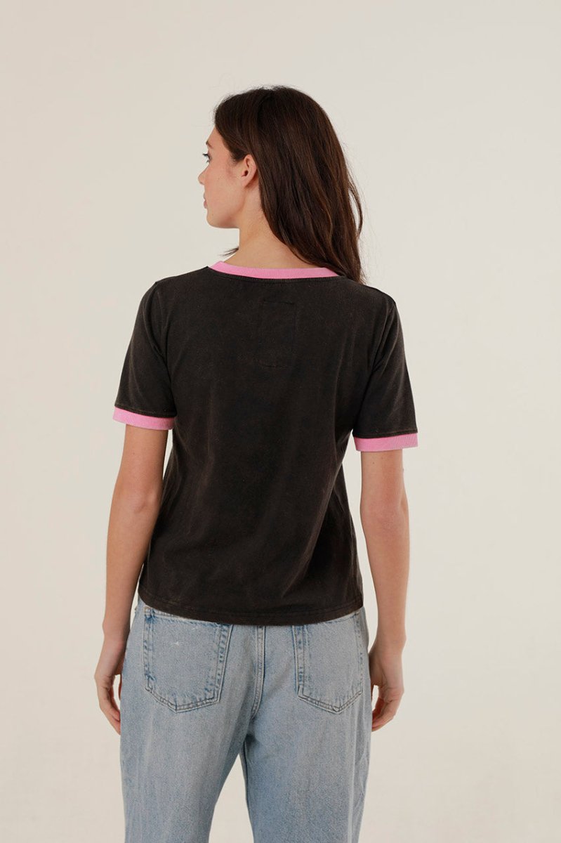 T - SHIRT PEARL CARBONE XS - ONE TEE