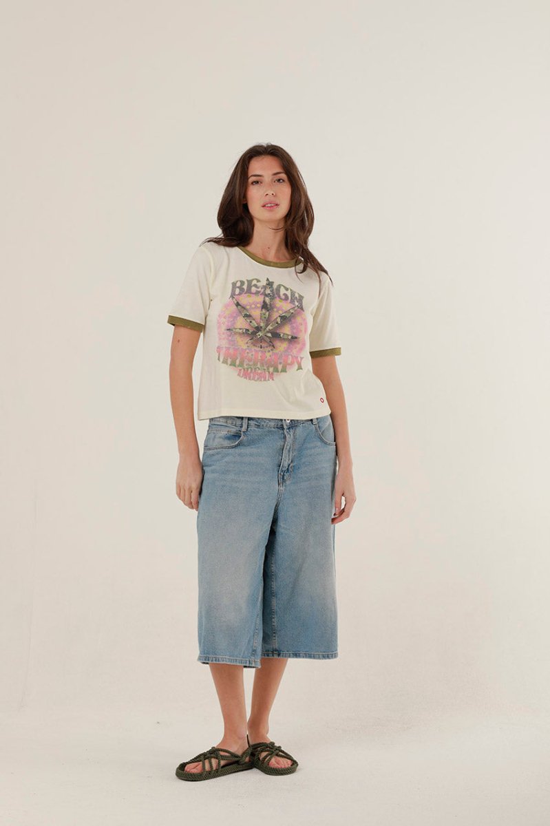 T - SHIRT PEARL MILK XS - ONE TEE