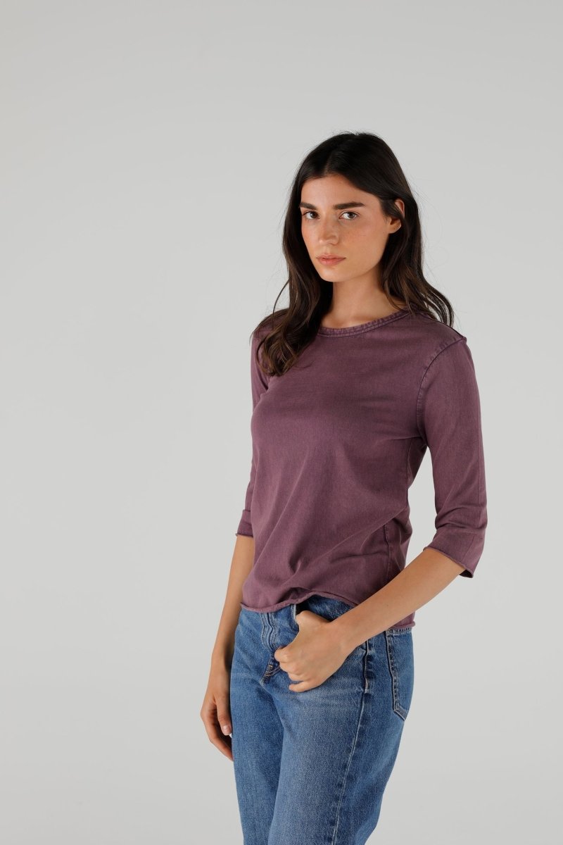 T-SHIRT ROMY COCOA XS COCOA - ONE TEE