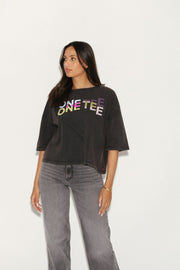 T - SHIRT SIBIL CARBONE XS - ONE TEE