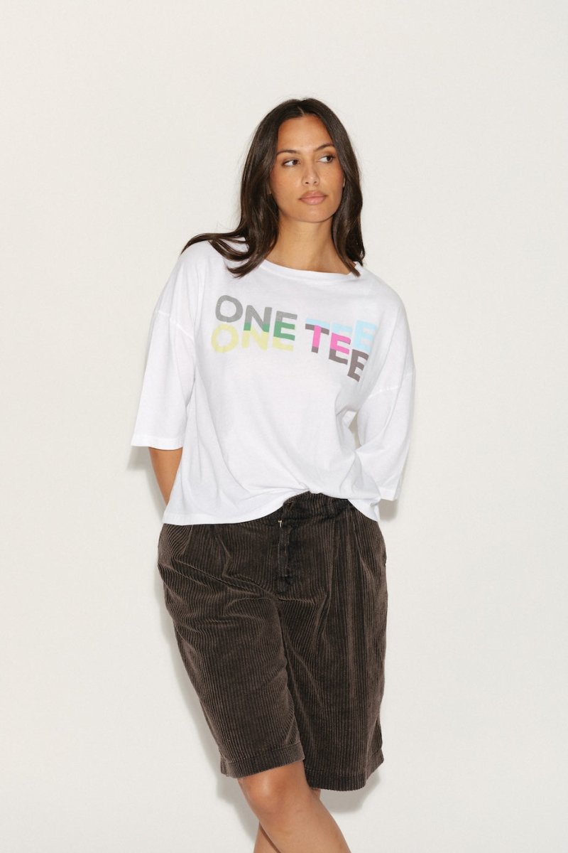 T - SHIRT SIBIL WHITE XS - ONE TEE