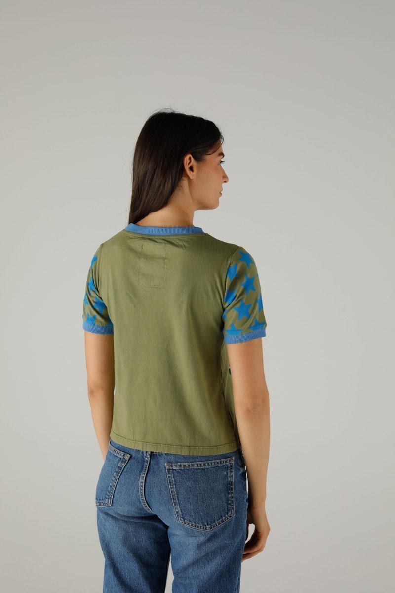 T-SHIRT STEEVIE KHAKI XS KAKI - ONE TEE