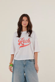 T - SHIRT TAMARA WHITE XS - ONE TEE