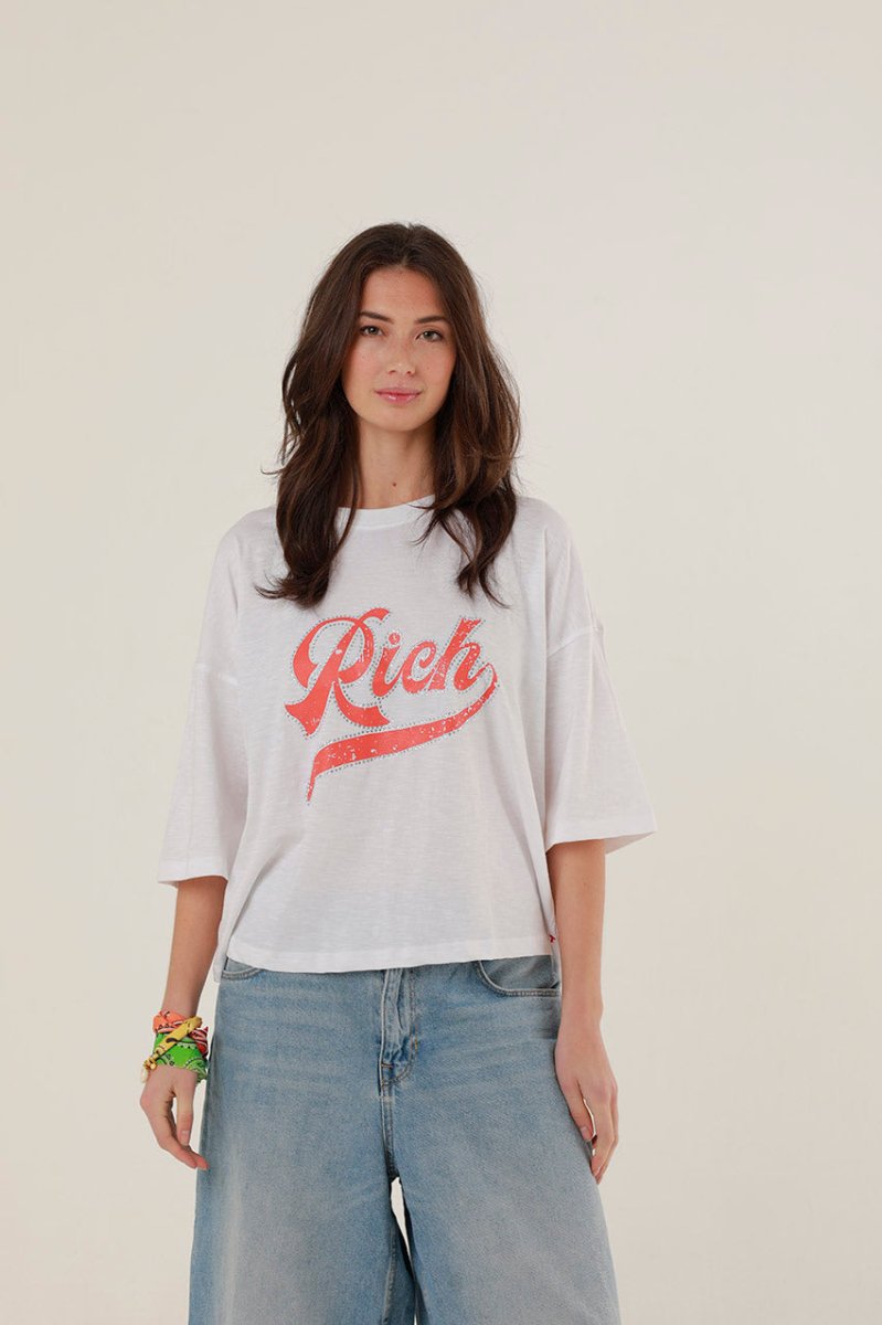 T - SHIRT TAMARA WHITE XS - ONE TEE